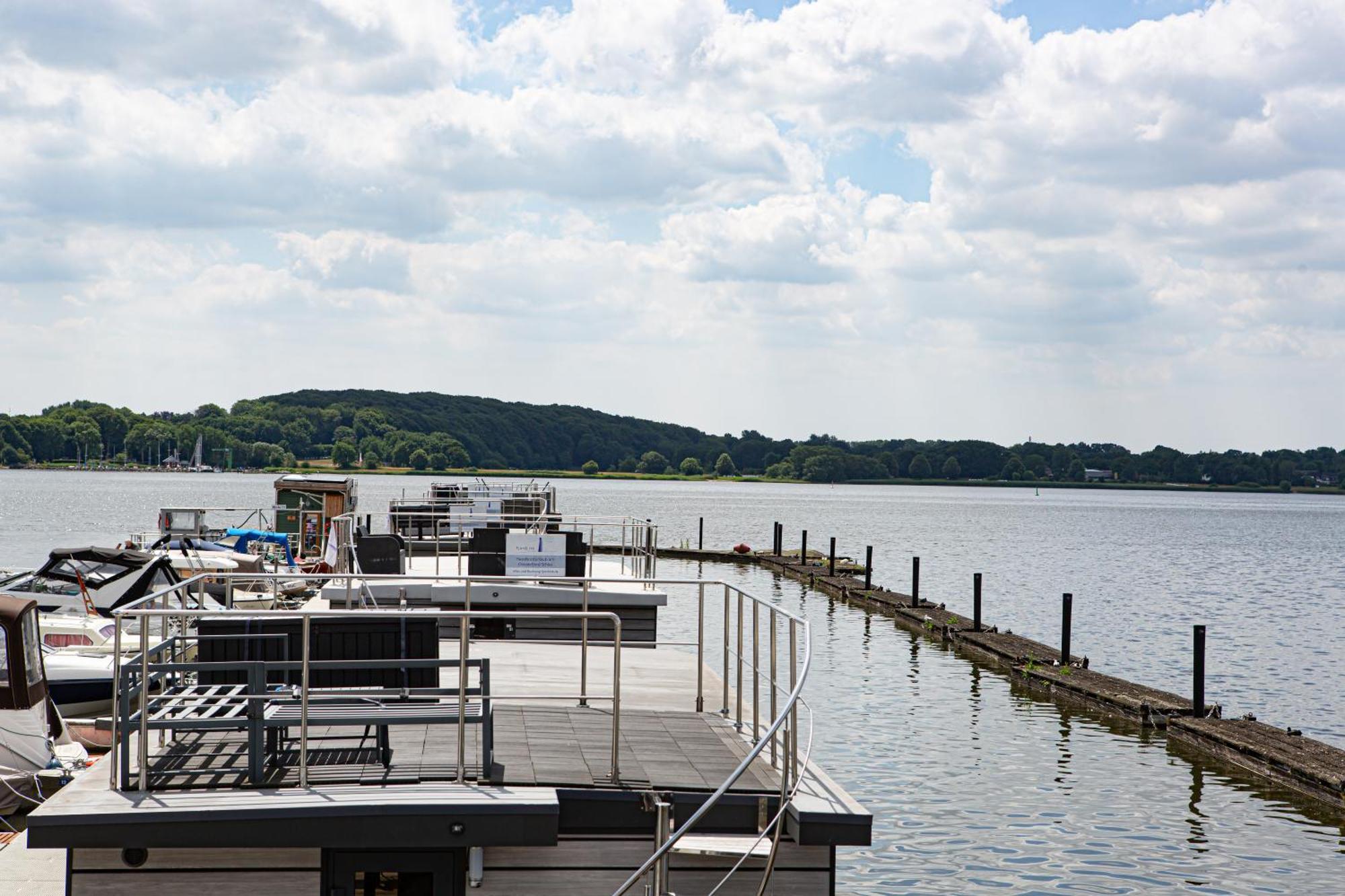Ostsee Hausboot Schleswig Ostseeblick 1 Kültér fotó